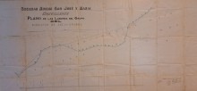 PLANO BARRANCO AIGUA AMARGA (1899). LA FONT ANTIGA
