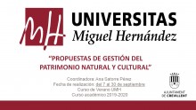 curso de verano de la UMH 2020 curso de verano de la UMH 2020